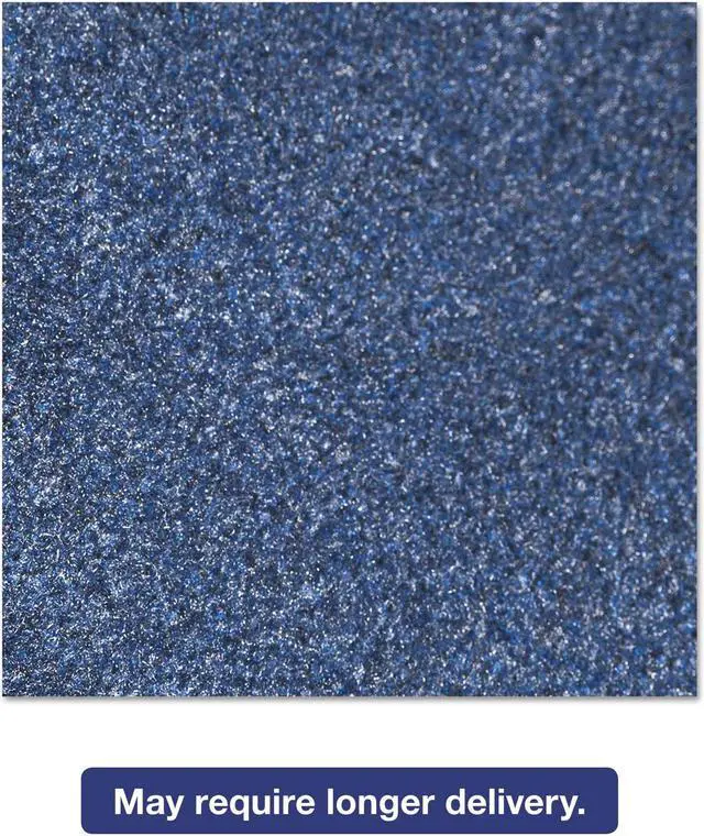 Alt view image 4 of 5 - Crown Rely-On Olefin GS 0046MB 315 Light Traffic Wiper Entrance Mat, 4 ft W x 6 ft L, 3/8 in THK, Marlin Blue, Polypropylene