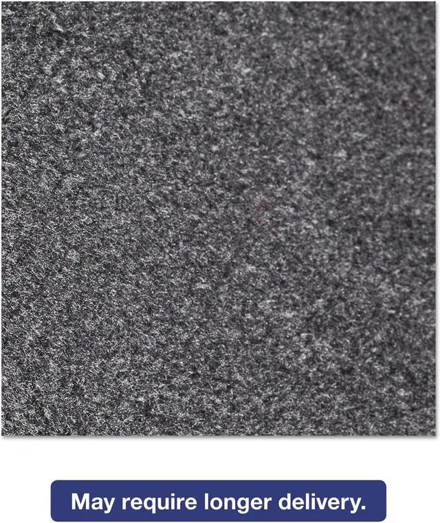 Alt view image 5 of 8 - Crown Rely-On Olefin GS 0034CH 315 Light Traffic Wiper Entrance Mat, 3 ft W x 4 ft L, 3/8 in THK, Charcoal, Polypropylene