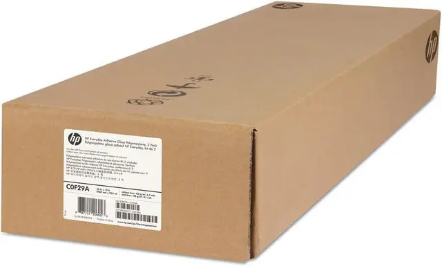 Alt view image 3 of 8 - HP Everyday Adhesive Gloss Polypropylene 42" x 75 ft. White 2 Rolls/Pack C0F29A