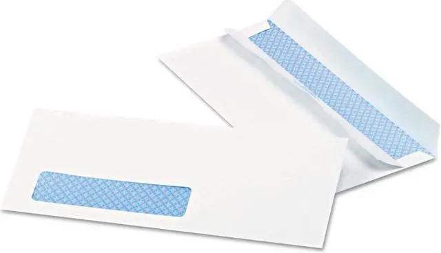 Alt view image 9 of 13 - Quality Park Redi Seal Envelope Security #10 4 1/8 x 9 1/2 Window White 500/Box 21418