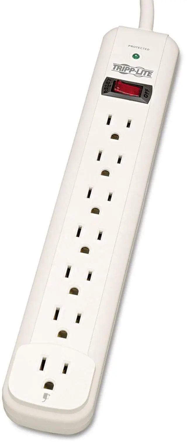 Alt view image 16 of 19 - Tripp Lite TLP725 7 Outlets 1080 Joules 25' Cord Protect It! Surge Suppressor