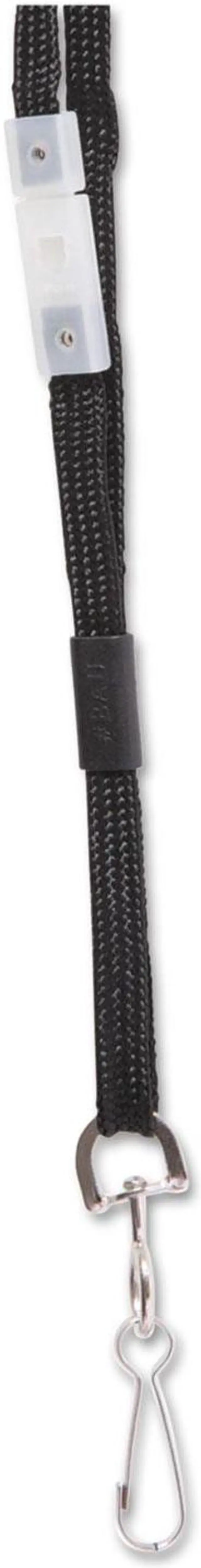 Alt view image 18 of 20 - Baumgartens Breakaway Lanyard w/ Hook 36" Black 65509