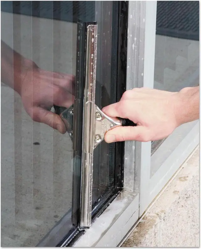 Alt view image 5 of 15 - Unger Stainless Steel "S" Channel 18" with Soft Rubber NE45