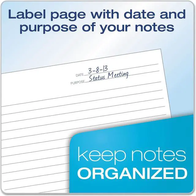 Alt view image 5 of 20 - Tops Focusnotes Steno Pad, Pitman Rule, Blue Cover, 80 White 6 X 9 Sheets 90222
