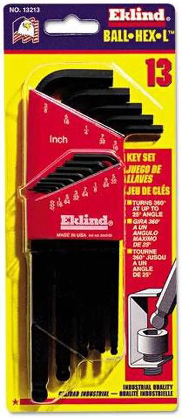 Alt view image 2 of 2 - 13 Piece Set L Key Ball-End Hex Wrenches