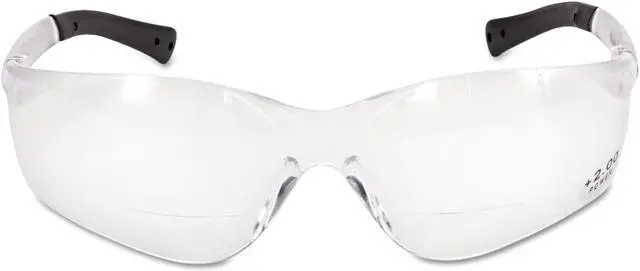 Alt view image 11 of 12 - Crew Bearkat Safety Glasses, Magnifier 2.0 Dioper, Clear Lens 1 EA