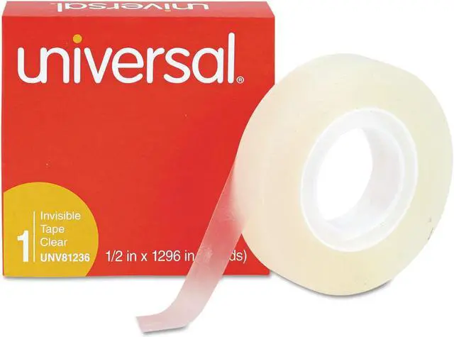 Alt view image 7 of 10 - Invisible Tape, 1/2" x 1296", 1" Core, Clear