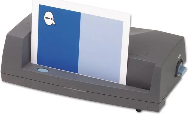 Alt view image 6 of 6 - GBC 24-Sheet 3230 Electric Two-to-Three-Hole Adjustable Punch 9/32" Holes Gray 7704270