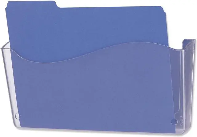 Alt view image 10 of 10 - Universal Add-on Pocket for Wall File Letter Clear 53692
