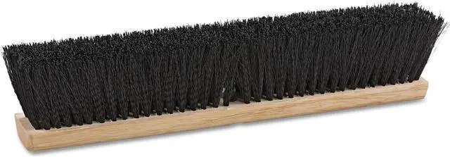 Alt view image 13 of 14 - Boardwalk Floor Brush Head 18" Wide Black Medium Weight Polypropylene Bristles