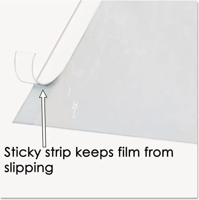 Alt view image 8 of 9 - Artistic Second Sight Hinged Clear Desk Protector  Plastic - Clear