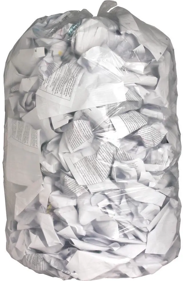 Alt view image 9 of 12 - Genuine Joe Trash Can Liner 55-60 Gallon .8Mil 38"x58" 100/BX Clear 01014