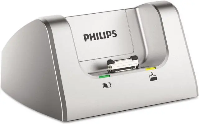 Alt view image 3 of 6 - Philips - ACC8120 - Philips Pocket Memo Docking Station - Docking - Charging Capability, silver
