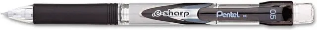Alt view image 8 of 10 - Pentel .e-Sharp Mechanical Pencil .5 mm Black Barrel AZ125A