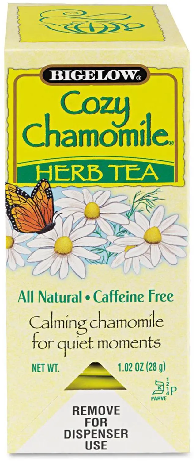 Alt view image 14 of 19 - Bigelow Single Flavor Tea, Cozy Chamomile, 28 Bags/Box 00401