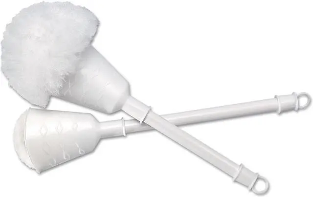 Alt view image 6 of 11 - Cone Bowl Mop, 10" Handle, 2" dia. Head, Plastic, White, 25/Carton BWK00170