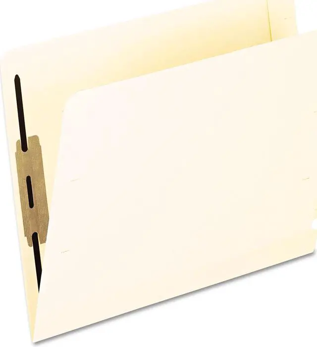 Alt view image 2 of 4 - Pendaflex Laminated Spine End Tab Folder with 2 Fastener 11 pt Manila Letter 50