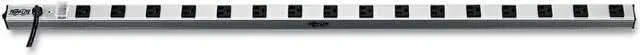Alt view image 4 of 11 - TRIPP LITE PS4816 16 Outlets Power Strip 120V Input Voltage 1800 W Maximum Power 15 ft. Cord Length