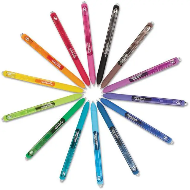 Alt view image 9 of 13 - Paper Mate InkJoy Gel Retractable Pen 0.7mm Assorted Ink 20/Pack 1951718
