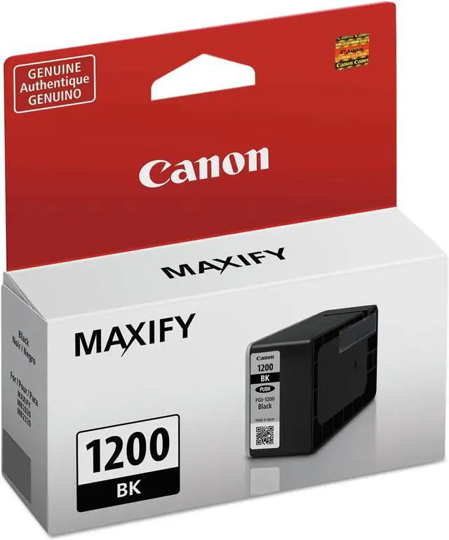 Alt view image 6 of 6 - Canon PGI-1200 Black Ink Cartridge