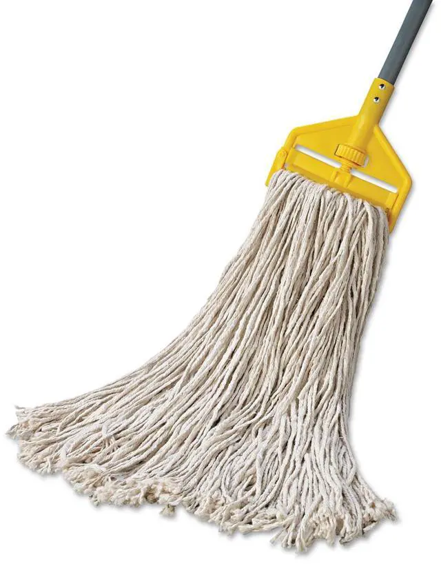 Alt view image 11 of 14 - Boardwalk Mop Head Premium Standard Head Cotton Fiber 32oz White 12/Carton 232C