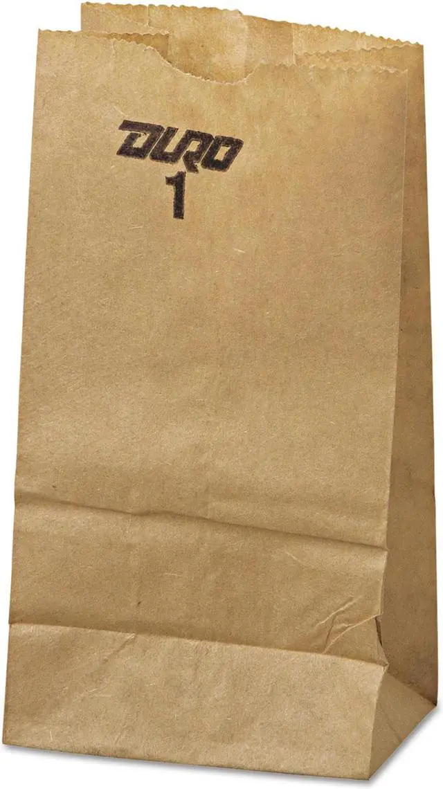 Alt view image 2 of 3 - General #1 Paper Grocery Bag 30lb Kraft Standard 3 1/2 x 7 3/8 x 6 7/8 500 bags
