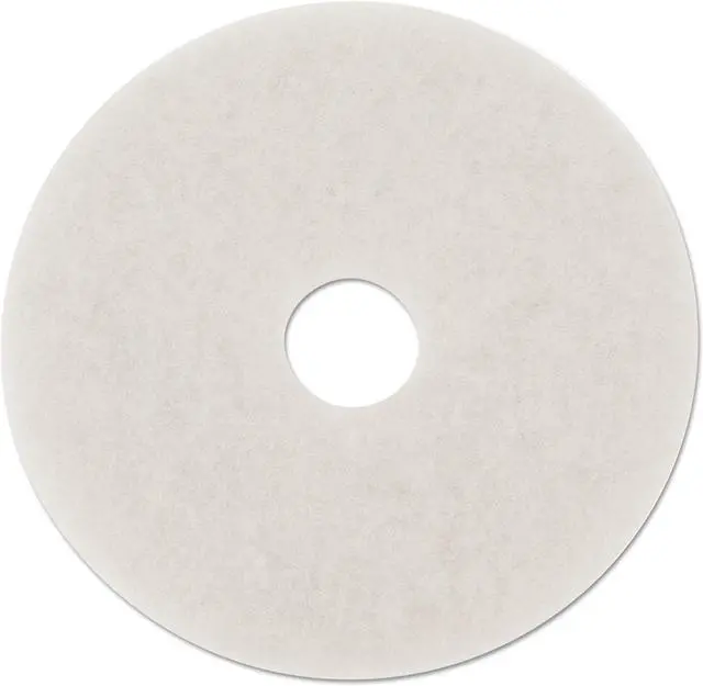 Main image of Standard 18-Inch Diameter Polishing Floor Pads, White, 5/Carton BWK4018WHI