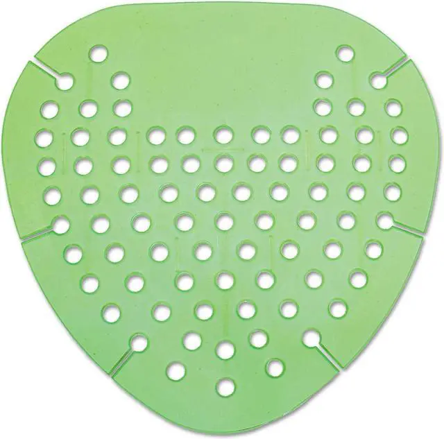 Alt view image 8 of 12 - Boardwalk Gem Urinal Screen Lasts 30 Days Green Herbal Mint Fragrance 12/Box