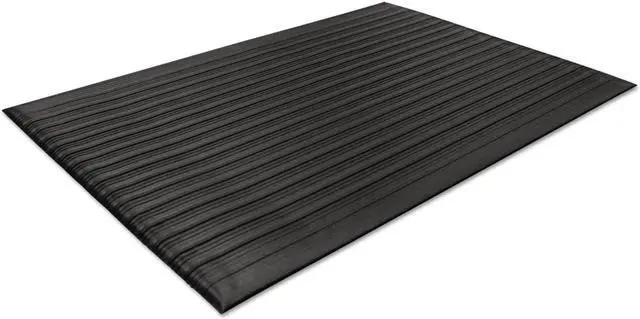 Alt view image 3 of 10 - Guardian Air Step Antifatigue Mat, Polypropylene, 24 X 36, Black 24020302
