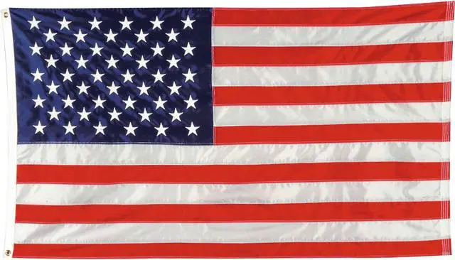 Alt view image 4 of 5 - Baumgartens American Flag, Nylon Stitched, 5'x8' TB5800