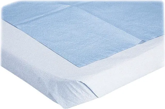 Alt view image 2 of 2 - Medline Industries- INC. MIINON24333 Stretcher Sheet- Disposable- 40in.x72in.- Blue
