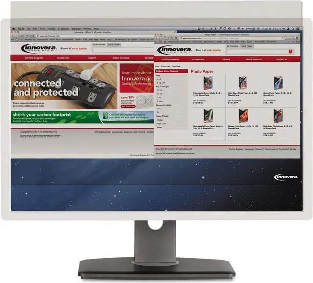 Alt view image 4 of 18 - Innovera Filter,Lcd,Pcy,24,16-9,Bk BLF24W9