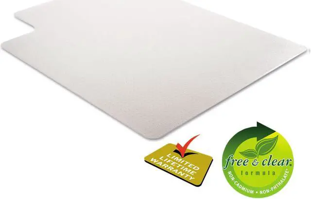 Alt view image 12 of 16 - Deflecto SuperMat for Carpet - Carpet, Indoor - 48" Length x 36" Width - Lip Size 10" Length x 19" Width - Rectangle - C