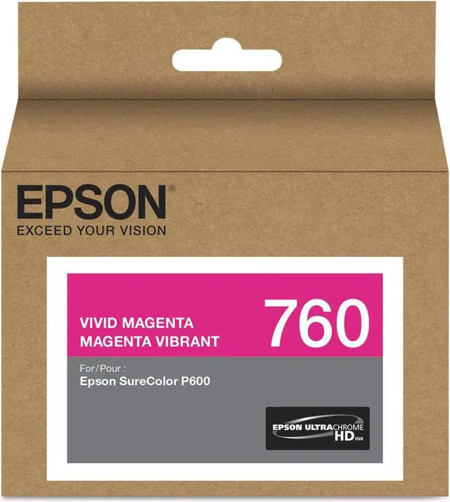 Alt view image 9 of 9 - Epson 760 Vivid Magenta Ink Cartridge
