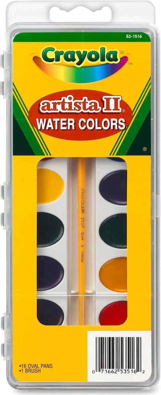 Alt view image 4 of 8 - Crayola Llc Formerly Binney & Smith BIN531516 Artista Ii Watercolor Set 16 Semi