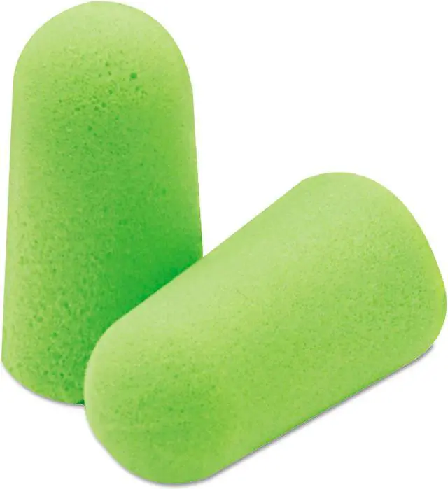 Main image of Moldex Pura-Fit Single-Use Earplugs Cordless 33NRR Bright Green 200 Pairs 6800