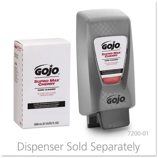 Alt view image 18 of 19 - GOJO® SUPRO MAX™ Cherry Hand Cleaner 2000 mL Refill for GOJO® PRO™ TDX™ Dispenser   1 each