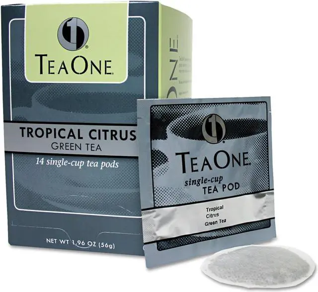Main image of Tea One Tea Pods Tropical Citrus Green 14/Box 20700