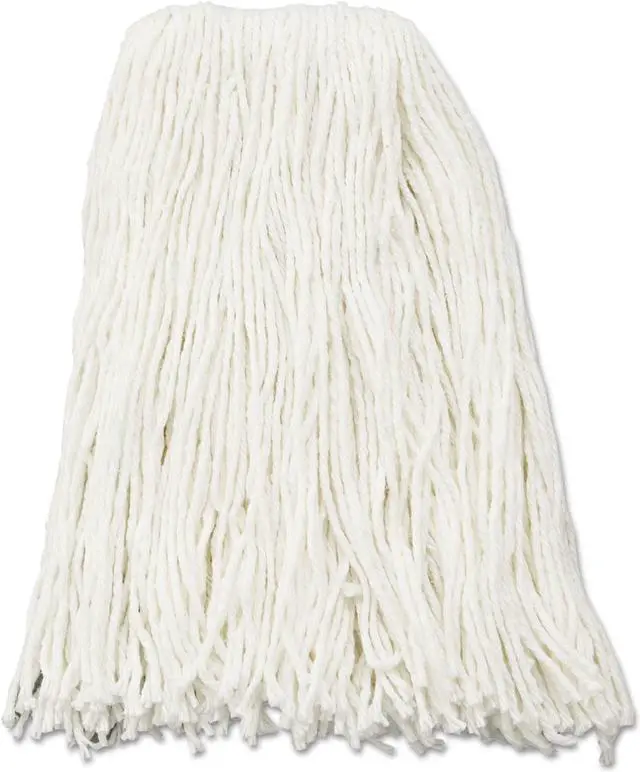 Main image of Boardwalk Premium Cut-End Wet Mop Heads Rayon 16oz White 12/Carton 216RCT