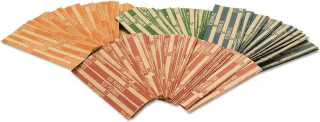 Alt view image 15 of 15 - Coin-Tainer Flat Coin Wrappers Pennies $.50 1000 Wrappers/Box 30001