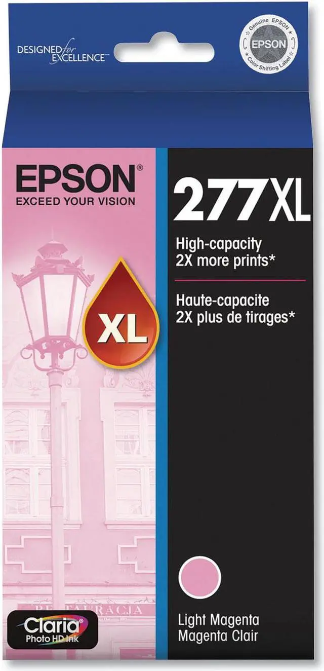Alt view image 2 of 5 - Epson Claria High-Yield Ink, 740 Page-Yield, Light Magenta T277XL620S