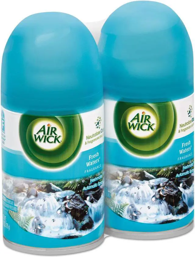 Alt view image 8 of 8 - Reckitt Benckiser 82093 FreshMatic Ultra Spray Refill, Fresh Waters, 6.17oz Aerosol