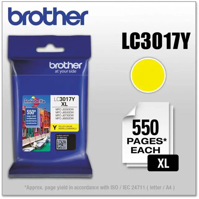 Main image of Brother LC3017Y High Yield Innobella Ink Cartridge - Yellow