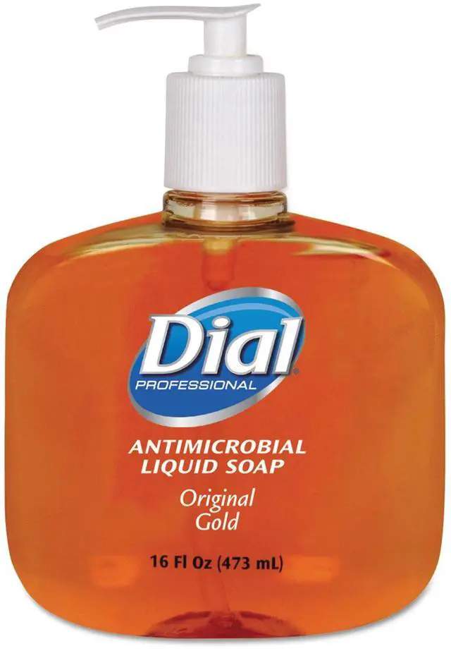 Main image of Liquid Gold Antimicrobial Soap, Floral Fragrance, 16 Oz Pump Bottle