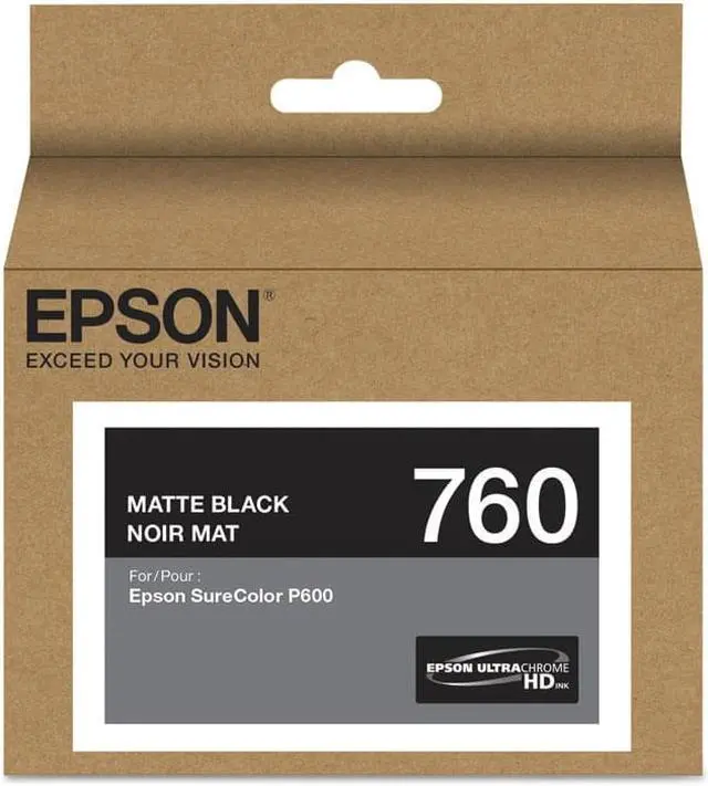 Alt view image 5 of 11 - EPSON PRINT T760820 T760 ULTRACHROME HD MATTE BLACK INK