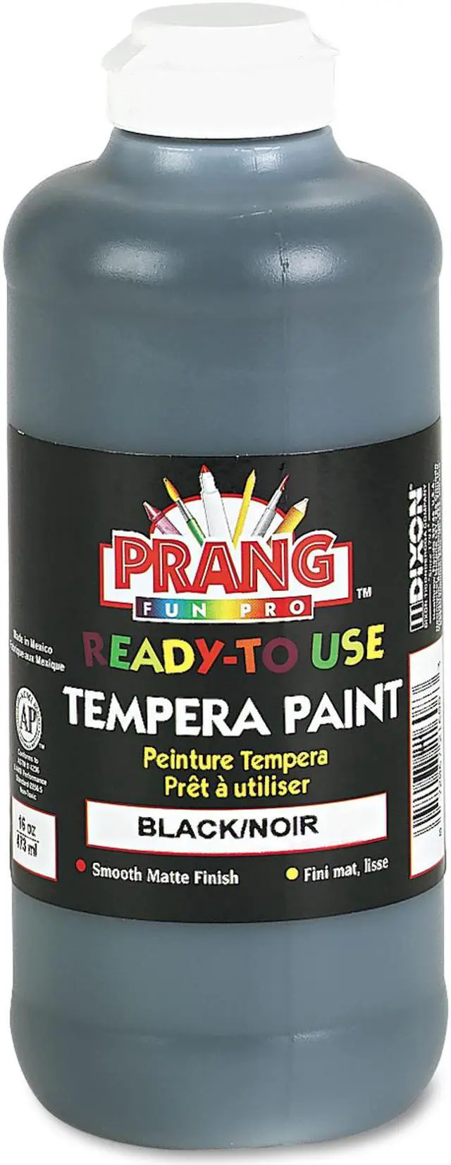 Alt view image 4 of 6 - Ready-to-Use Tempera Paint Black 16 oz