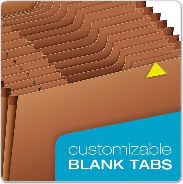 Alt view image 11 of 20 - Pendaflex Heavy-Duty Expanding File 21 Pockets 1/3 Tab Legal Brown R119ALHD