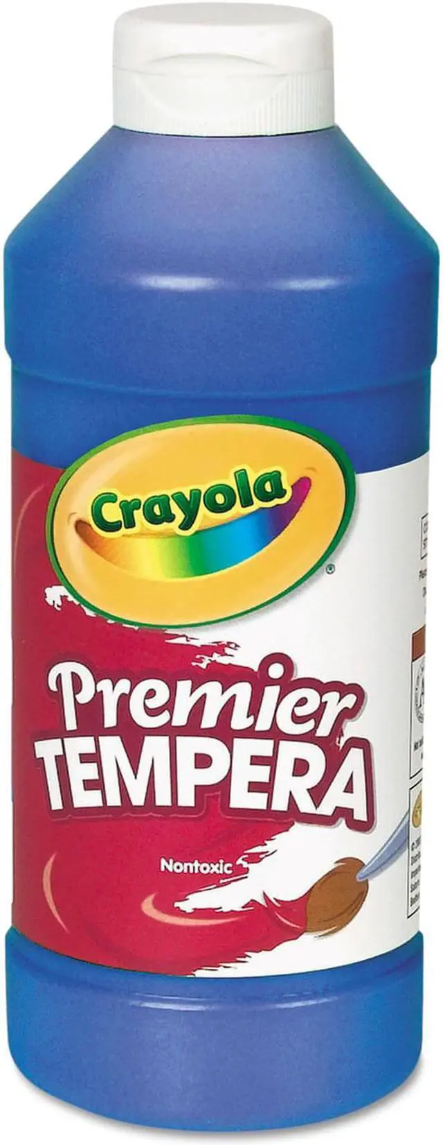 Alt view image 7 of 8 - Crayola. 541216042 Premier Tempera Paint, Blue, 16 oz