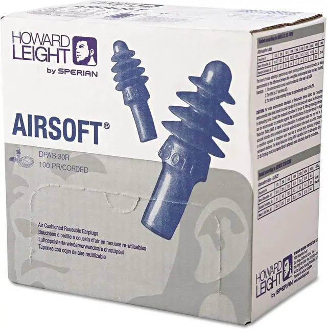 Alt view image 17 of 17 - HONEYWELL ENVIRONMENTAL Four Flanged Earplug Corded Red DPAS30R