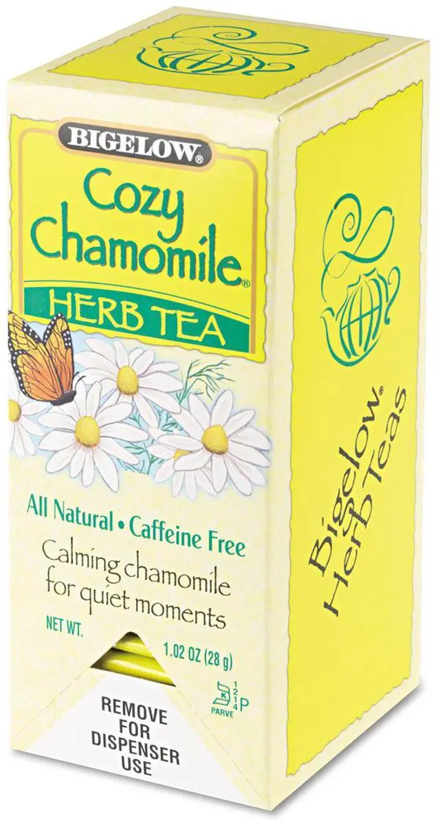 Alt view image 16 of 19 - Bigelow Single Flavor Tea, Cozy Chamomile, 28 Bags/Box 00401